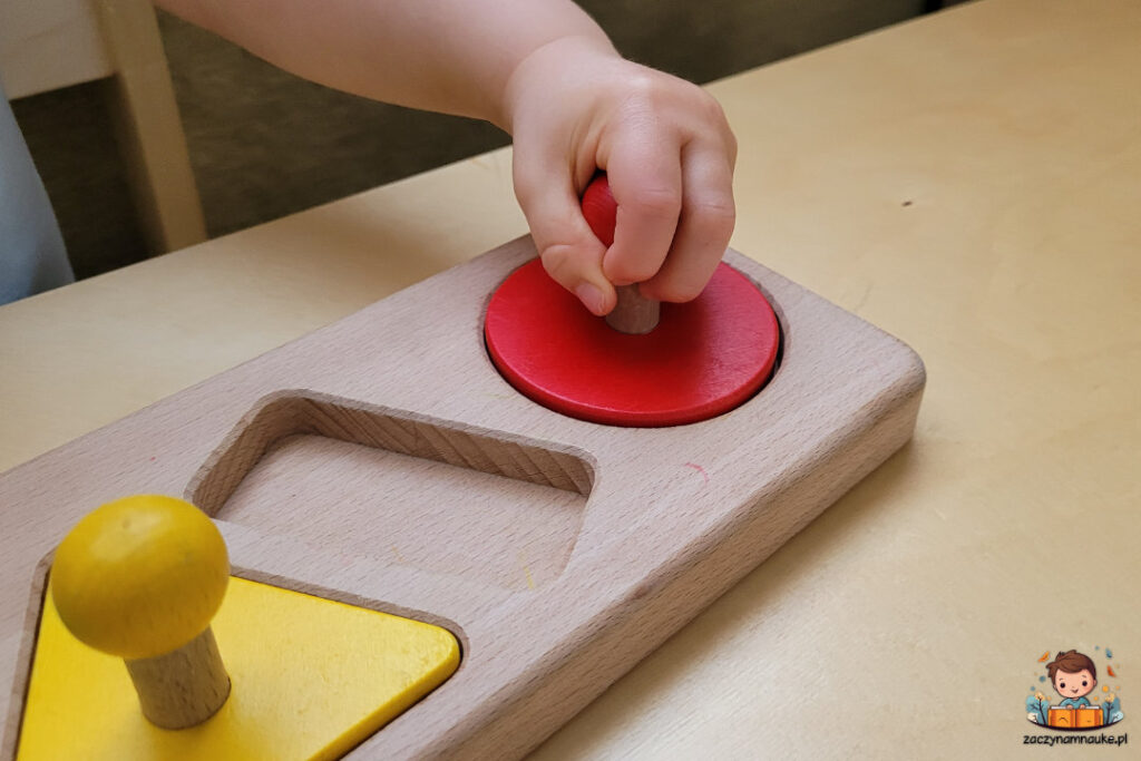 sorter kształtów puzzle drewniane plyta do osadzania zabawki i pomoce montessori