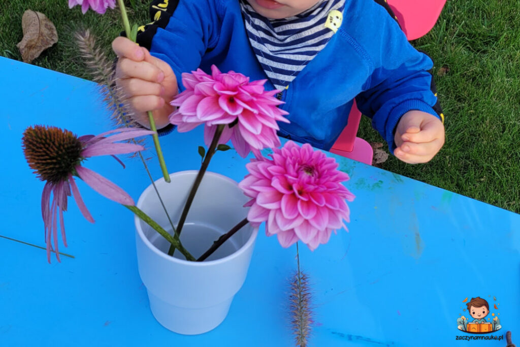 jesienne zabawy montessori pomysly