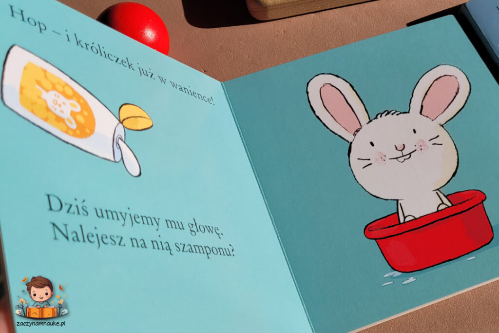 do kapieli kroliczki spij kroliczku ksiazka dla rocznego dziecka na roczek