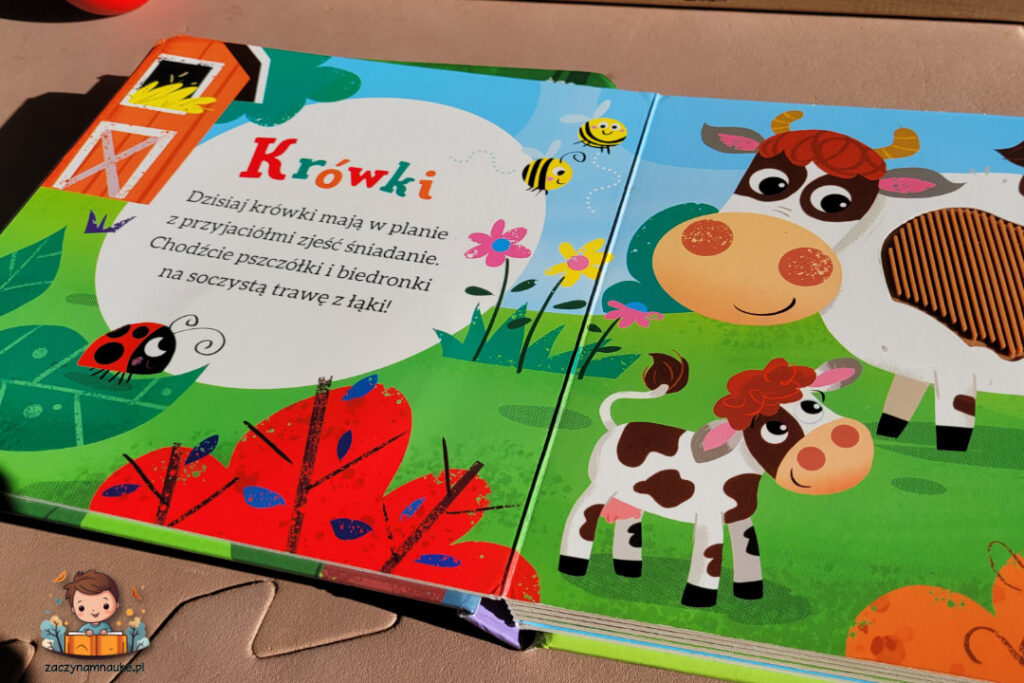 Baw się i dotknij. Na wsi. ksiazeczka sensoryczna