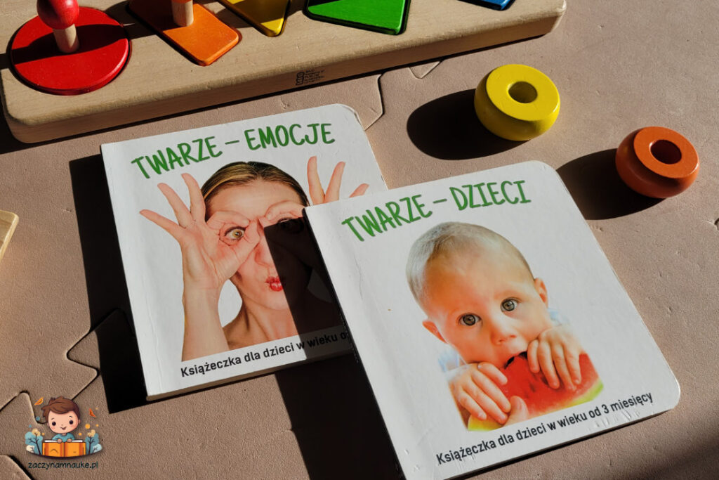 twarze ksiązeczka dla dzieci kartonowa
