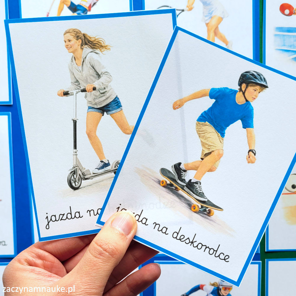 dyscypliny sportowe do druku karty obrazkowe zestaw karty pracy sport dzien sportu montessori 13