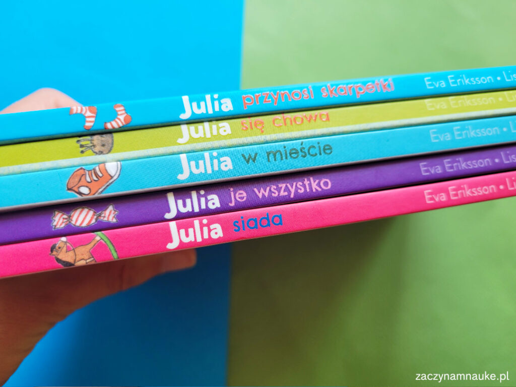 ksiazki montessori dla dzieci dla dwulatka julia Eva Eriksson Lisa Moroni 