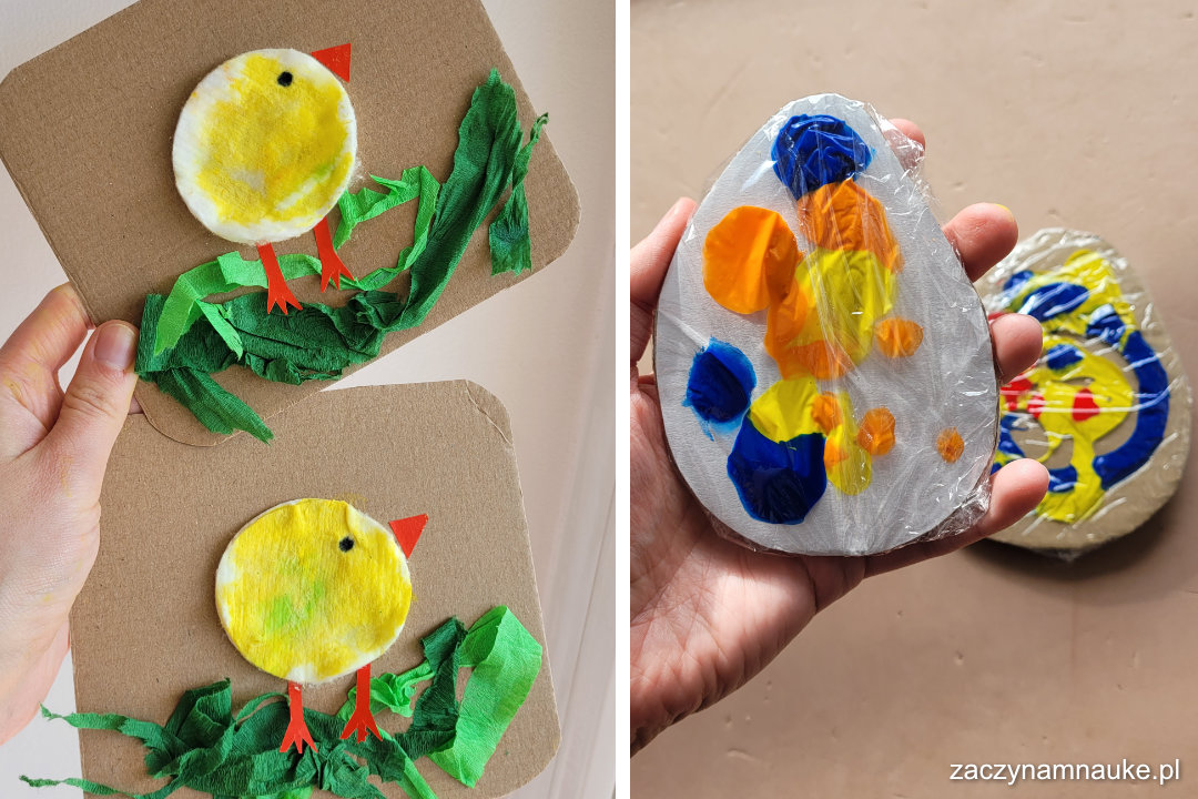 Wielkanocne Prace Plastyczne dla Rocznego Dziecka i Przedszkolaka