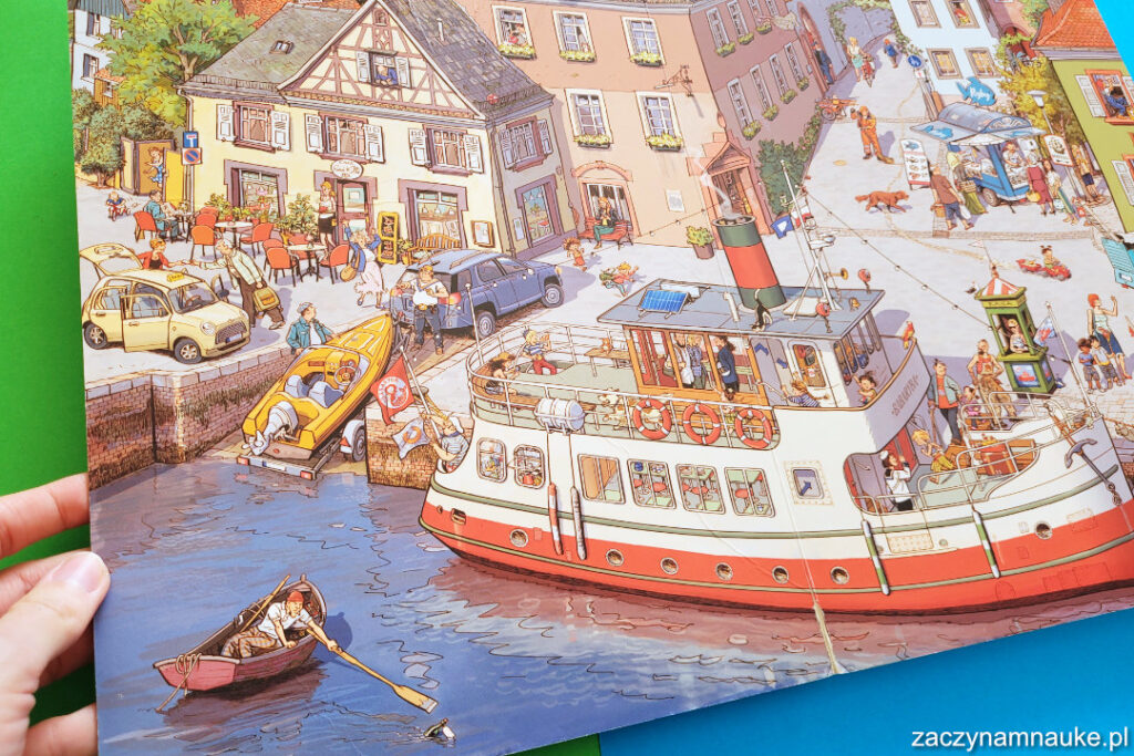 STATKI ŁODZIE MOTORÓWKI Peter Knorr Doro Gobel ksiazka dla dwulatka pojazdy 5