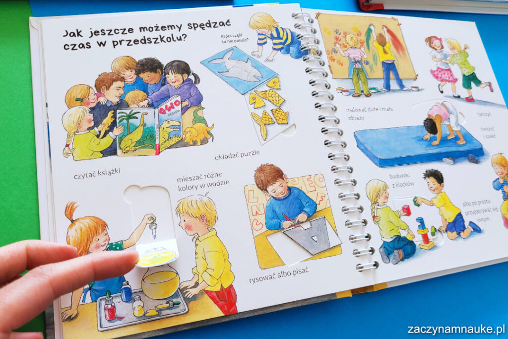 ksiazka z okienkami sam montessori dla dzieci przedszkole adaptacja 3