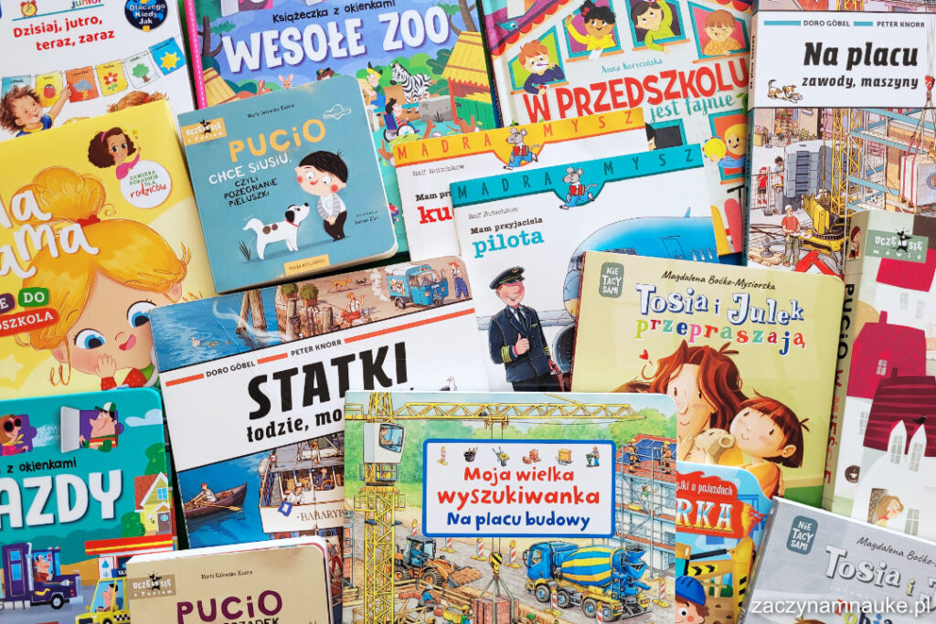 ksiazki dla dwulatka dwuletniego dziecka montessori dwuroczne dziecko chlopiec co kupic