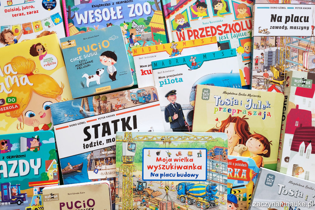 Najlepsze Książki dla dwulatka. Książki zgodne z metodą Montessori dla dwurocznego dziecka.