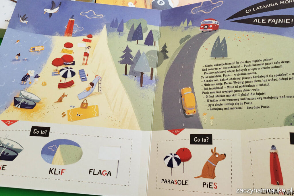 pucio na wakacjach ksiazka dla trzylatka montessori