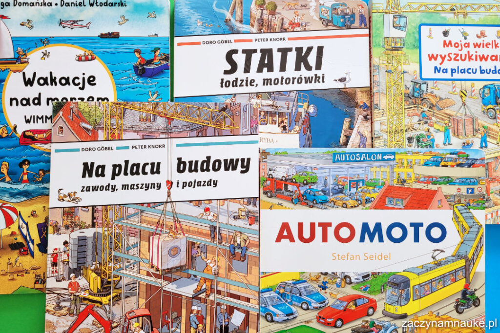 ksiazki monetssori dla dzieci picturebook dla chlopca dwulatek trzylatek przedszkolak