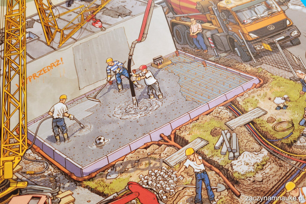 na placu budowy Peter Knorr Doro Gobel ksiazka dla dwulatka budowa 