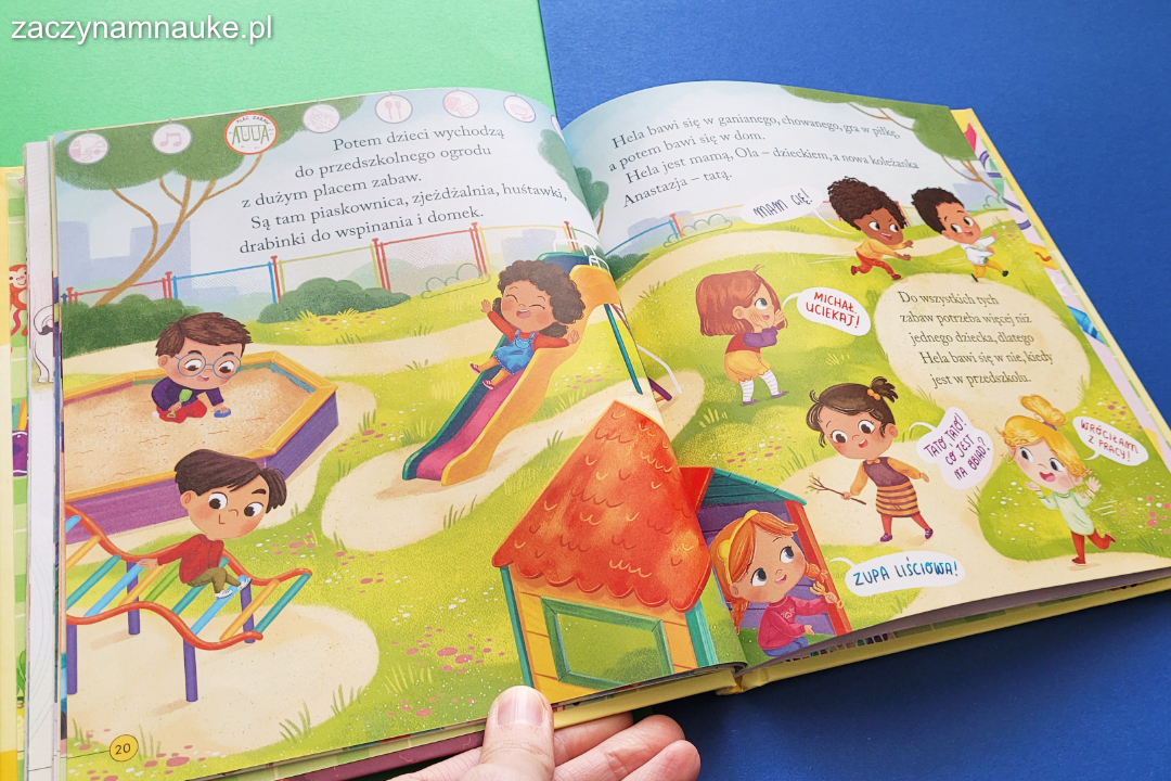 ksiazka hela sama w przedszkolku  montessori adaptacja do przedszkola 3