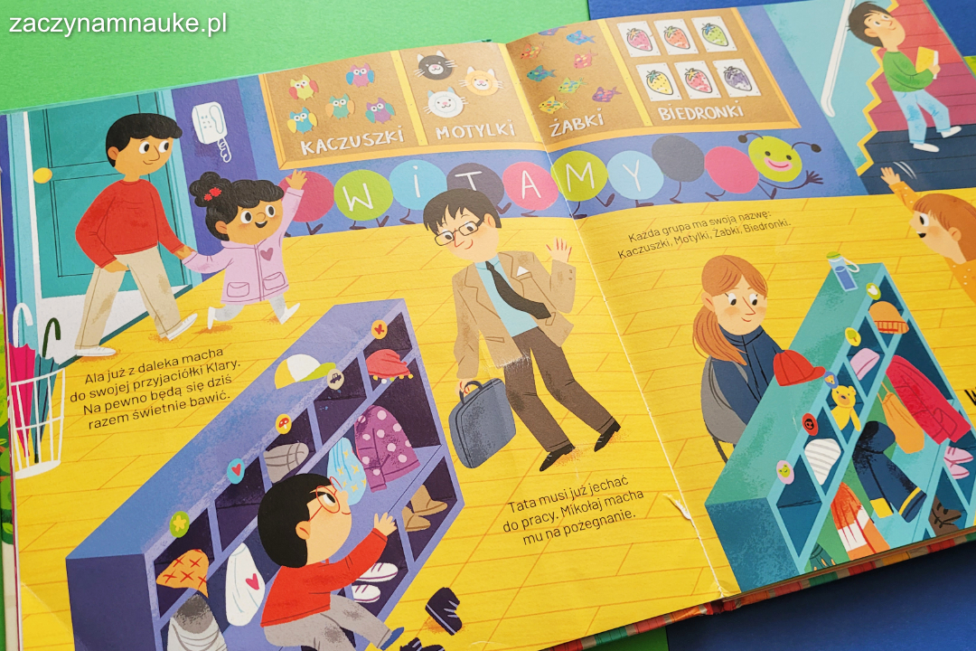 ksiazka o przedszkolku w przedszkolku jest fajnie montessori adaptacja do przedszkola 3