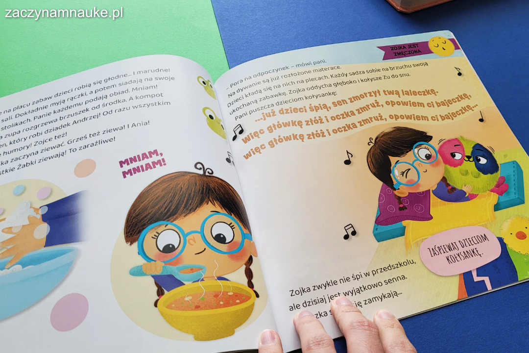 ksiazka o przedszkolku zojka i zu w przedszkolku montessori adaptacja do przedszkola 1