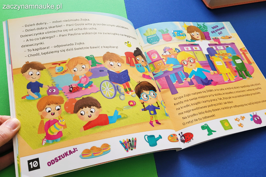 ksiazka o przedszkolku zojka i zu w przedszkolku montessori adaptacja do przedszkola 1