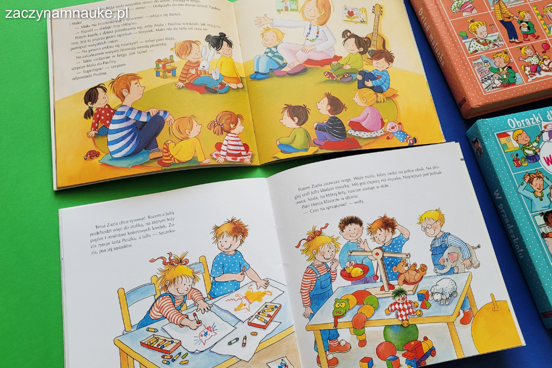 ksiazka o przedszkolku zuzia idzie do przedszkola maks idzie montessori adaptacja do przedszkola 1