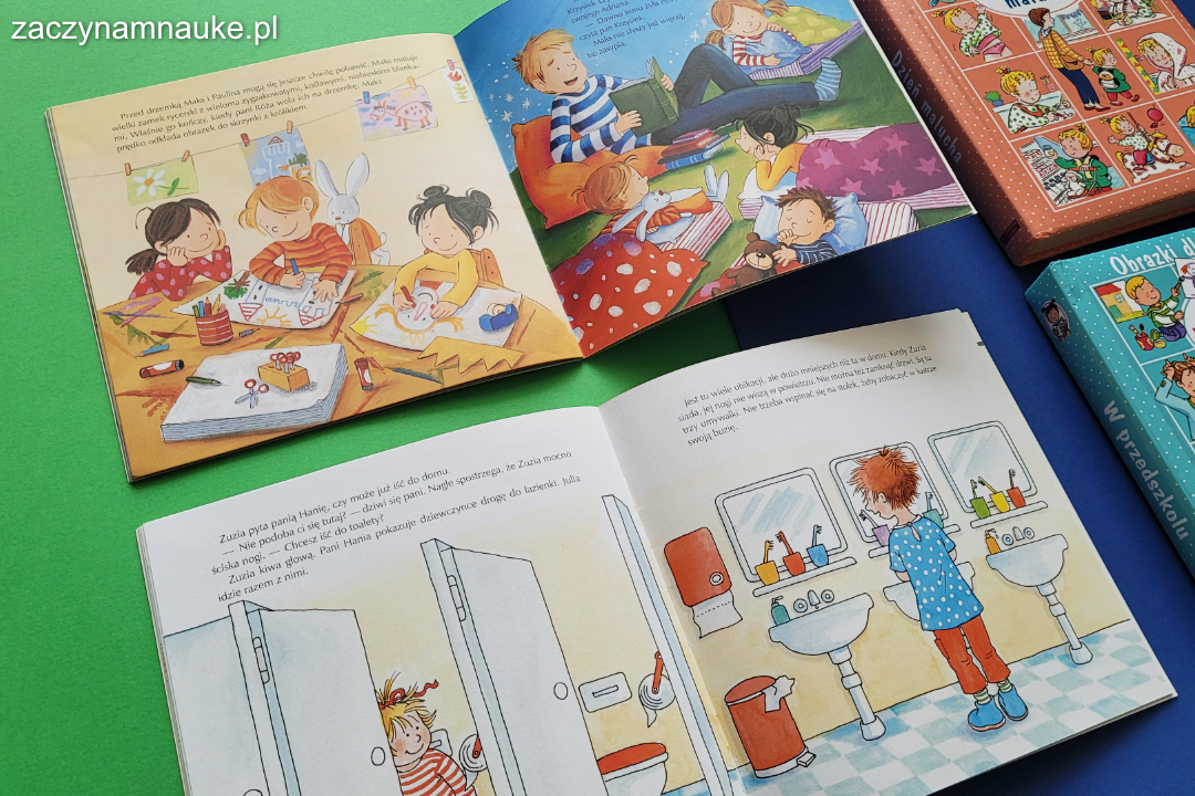 ksiazka o przedszkolku zuzia idzie do przedszkola maks idzie montessori adaptacja do przedszkola 1