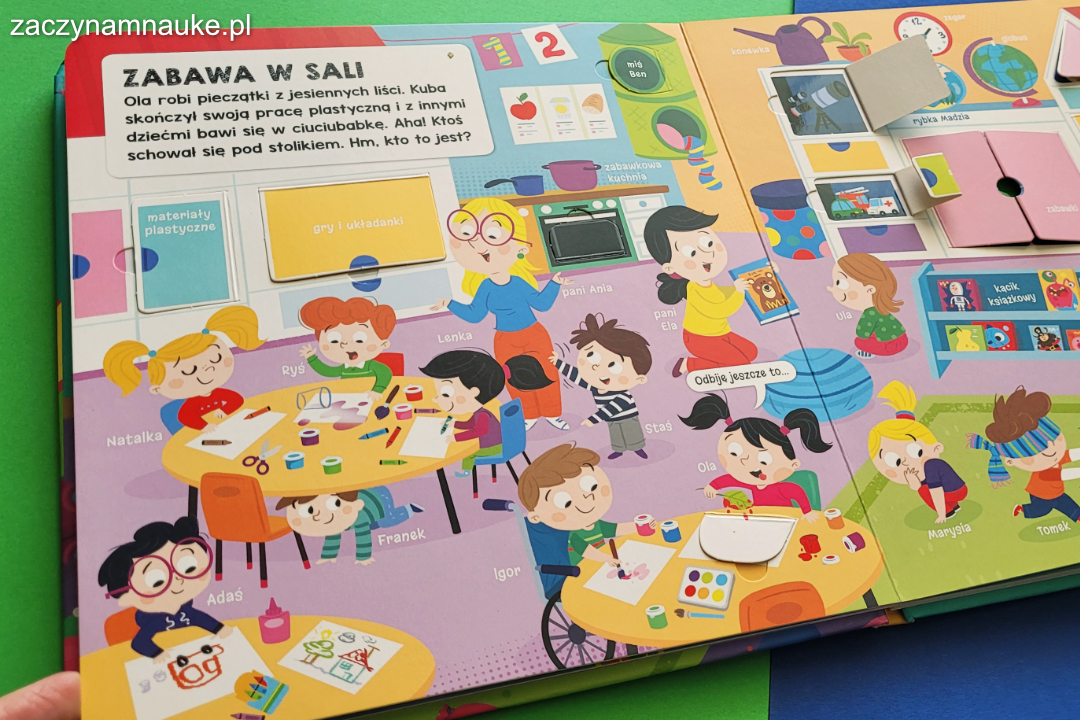 ksiazka z okienkami przedszkole  montessori adaptacja do przedszkola  2