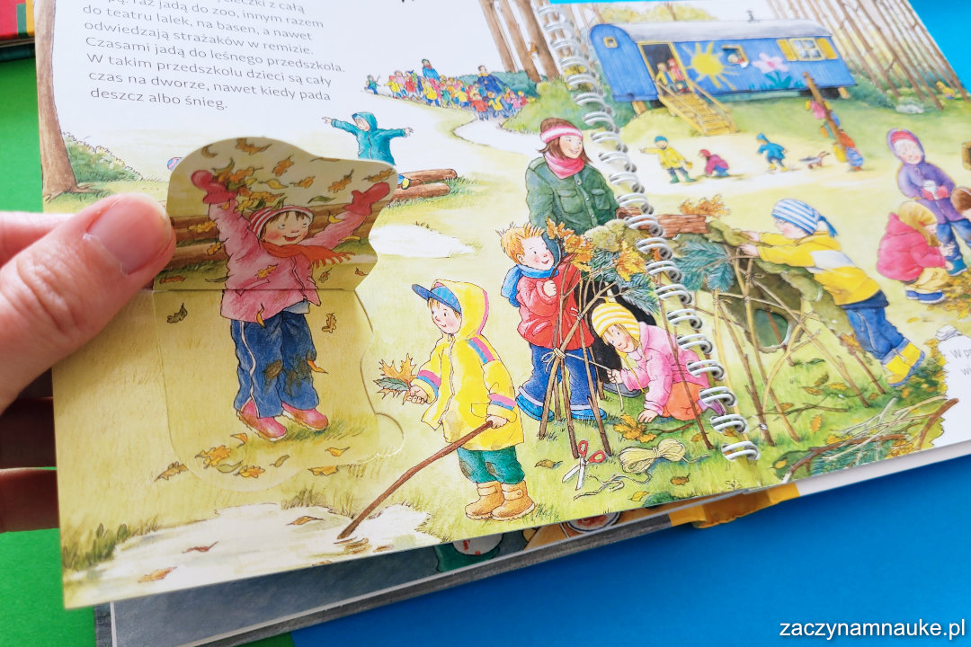 ksiazka z okienkami w moim przedszkolu sam montessori dla dzieci przedszkole adaptacja 4