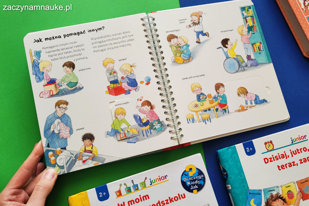 ksiazka z okienkami w moim przedszkolu sam montessori dla dzieci przedszkole adaptacja 4