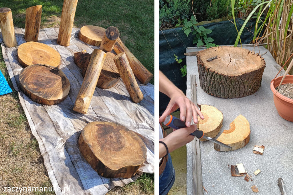 jak zbudowac piasownice diy montessori naturalistyczna naturalna piaskownica z drewna 4