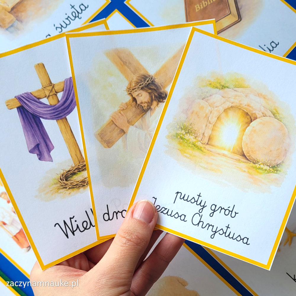 wielkanoc religia do druku karty wielkanocne obrazkowe montessori bog jezus symbole religijne wielkanocne 2