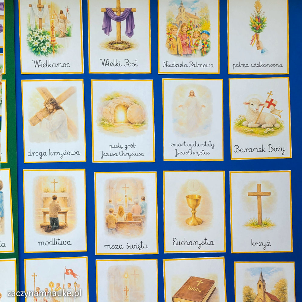 wielkanoc religia do druku karty wielkanocne obrazkowe montessori bog jezus symbole religijne wielkanocne tradycje