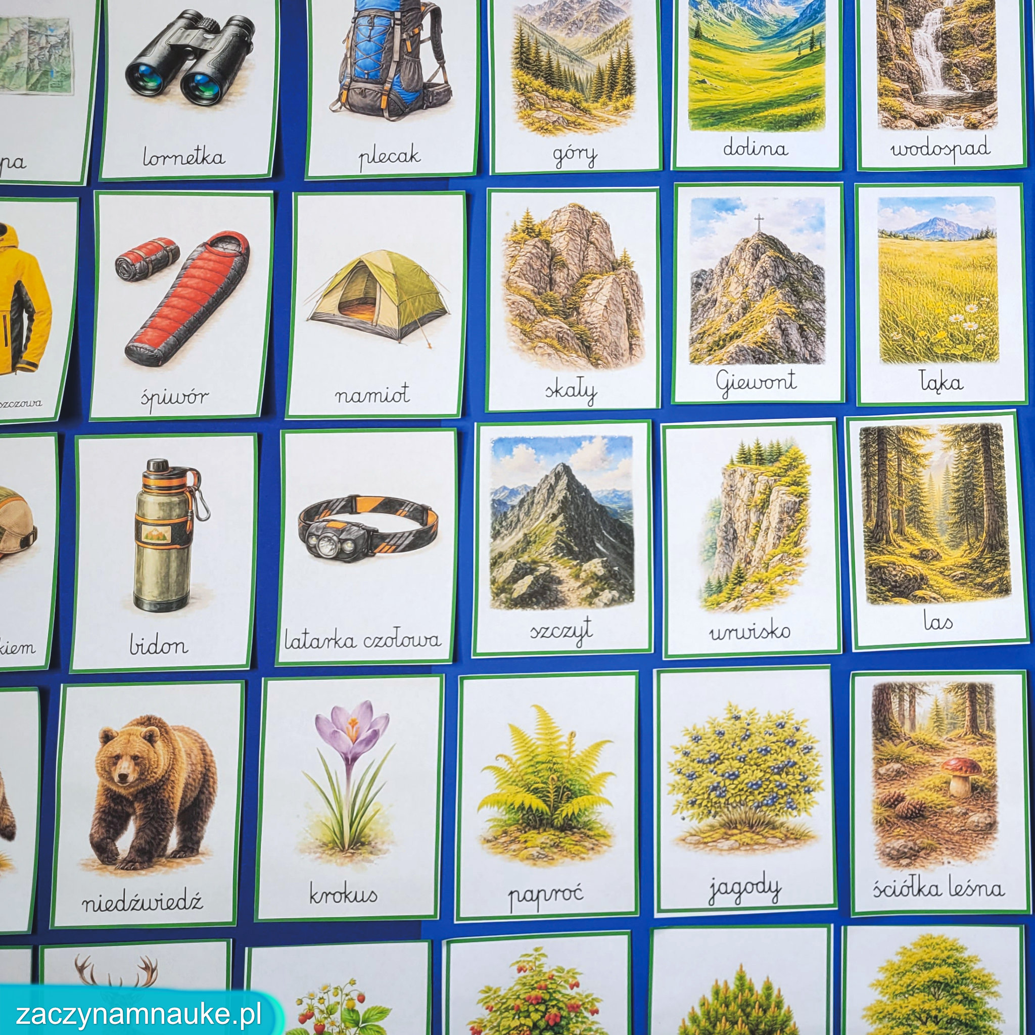 wakacje w gorach lato przedszkole karty pracy edukayjne montessori gorska wycieczka obrazki do druku pdf przyroda wczesnoszkolne zajecia 45