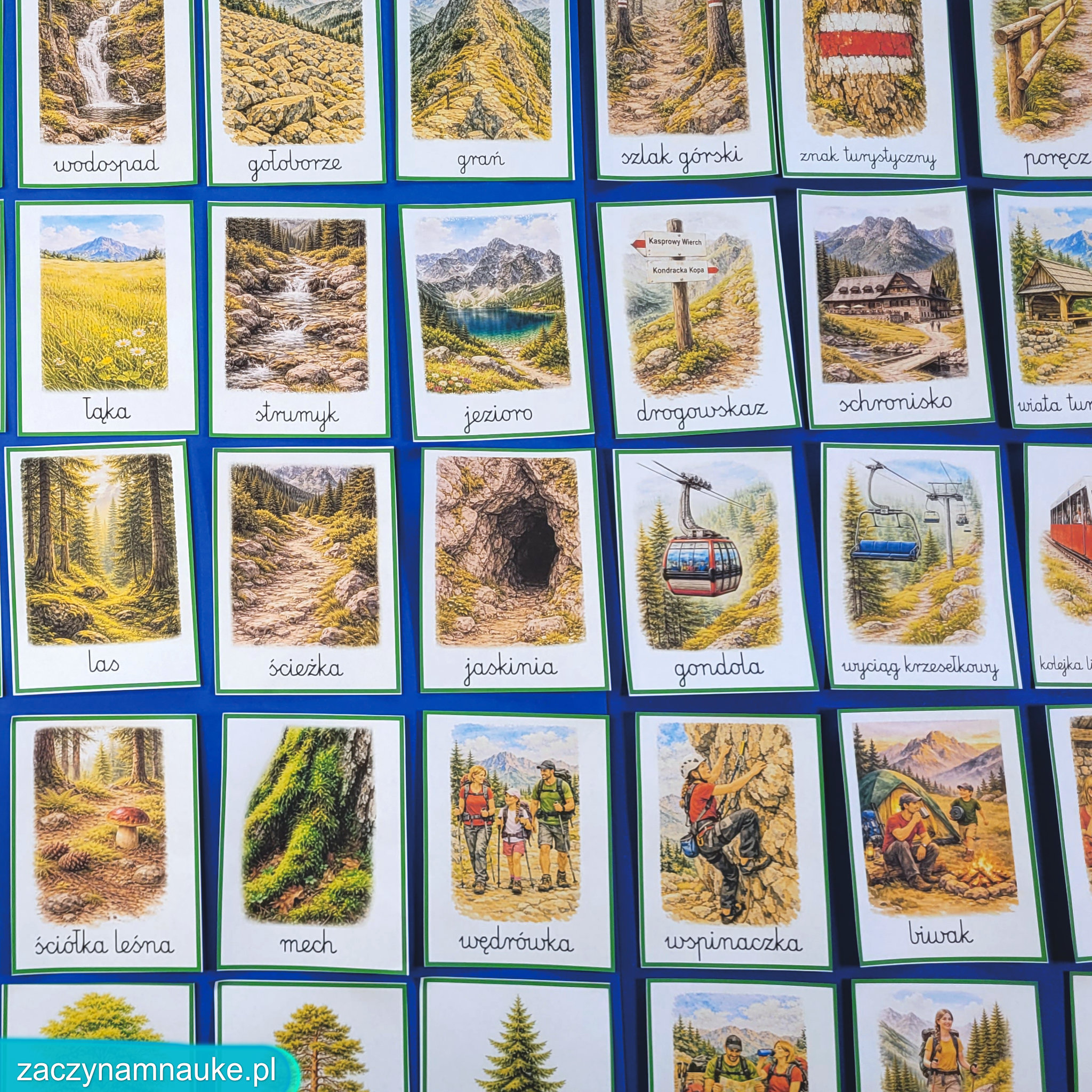 wakacje w gorach lato przedszkole karty pracy edukayjne montessori gorska wycieczka obrazki do druku pdf przyroda wczesnoszkolne zajecia 45