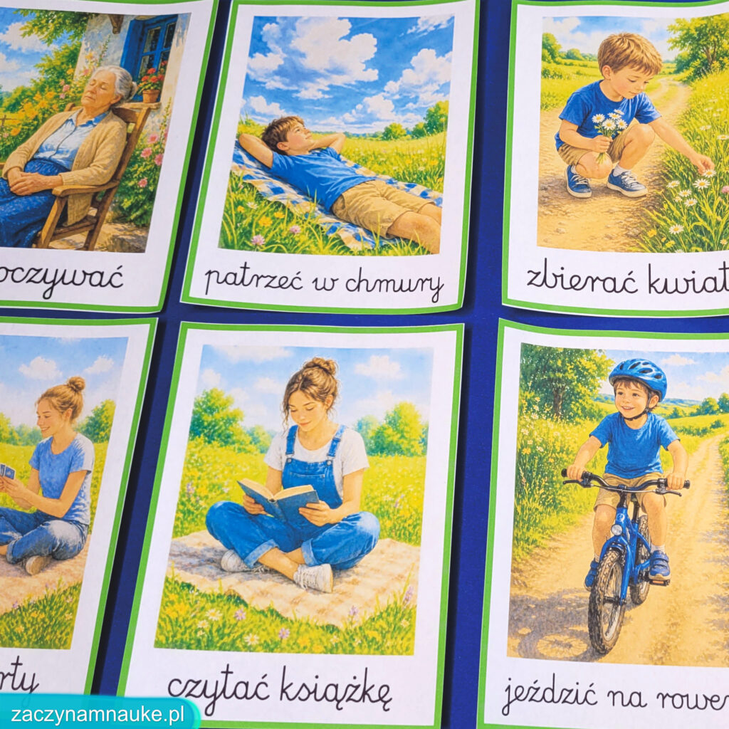 na wsi karty edukacyjne przedszkole szkola podstawowa wakacje maszyny rolnicze miejsca lato zajecia przedszkolne prace w polu