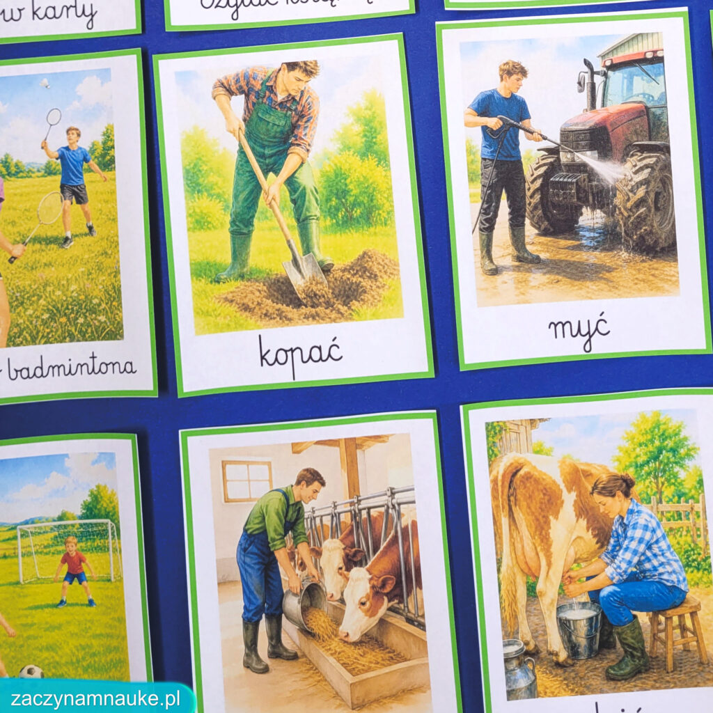 na wsi karty edukacyjne przedszkole szkola podstawowa wakacje maszyny rolnicze miejsca lato zajecia przedszkolne aktywnosci 1