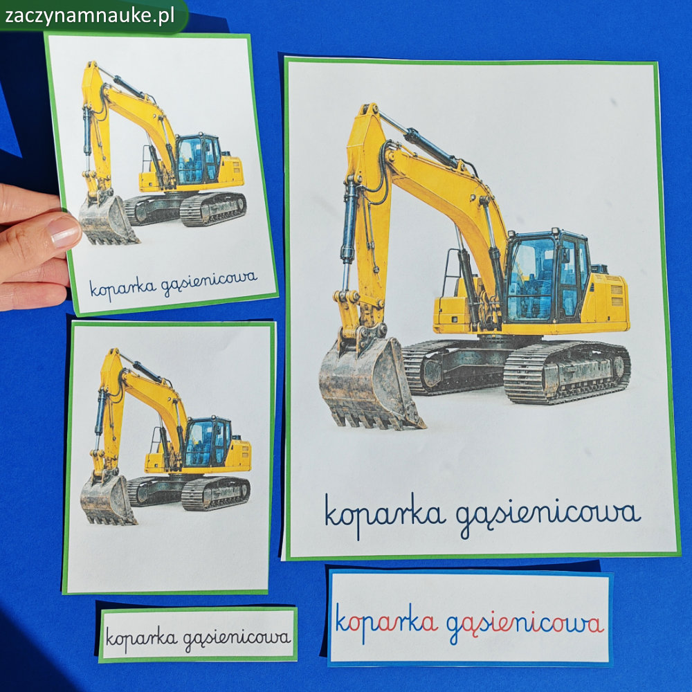 na budowie nauka mowienia nauka czytania plac budowy obrazki dla dzieci pdf druku koparka montessori 27